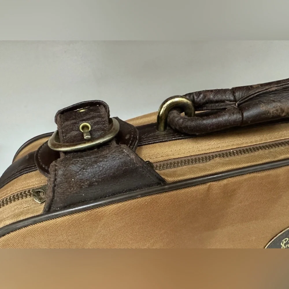 Pierre Cardin Elegant Brown and Tan Briefcase